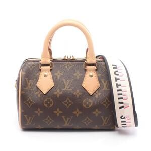Louis Vuitton Speedy Bandouliere Monogram handbag canvas leather Brown